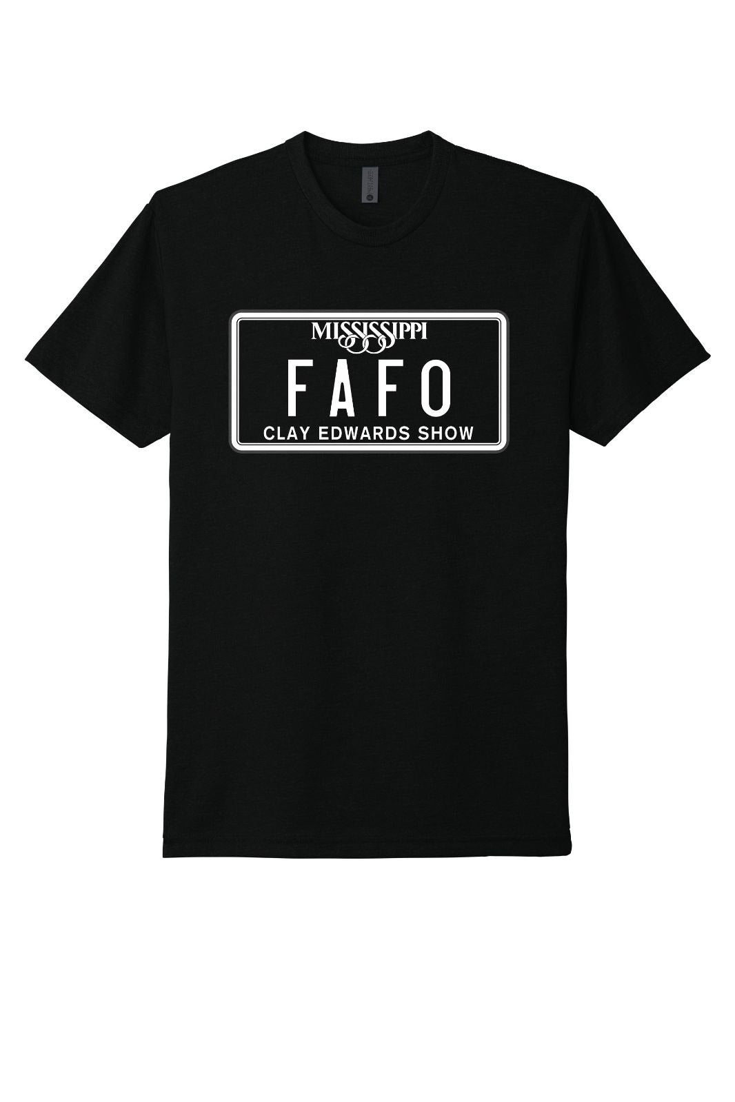FAFO - MISSISSIPPI BLACK OUT TAG SHIRT
