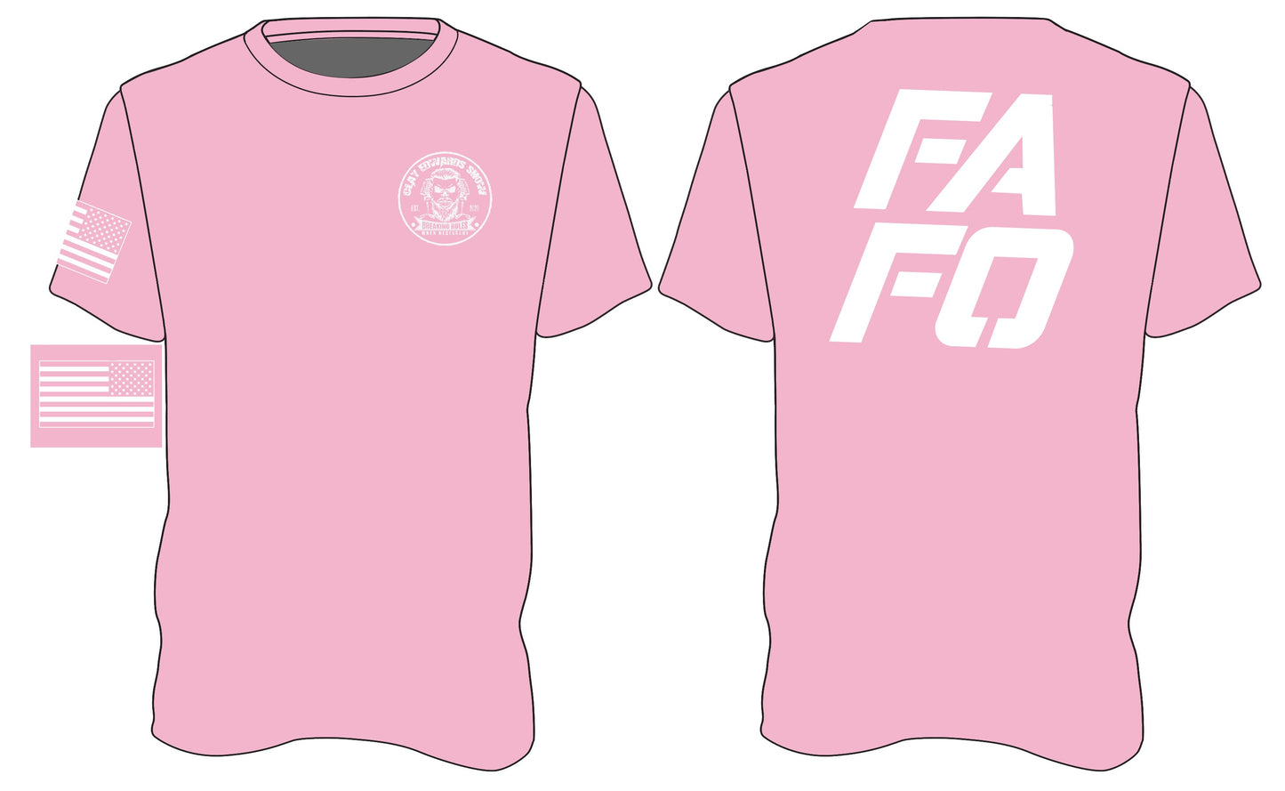 CLAY EDWARDS SHOW FRONT / FAFO BACK SHIRT