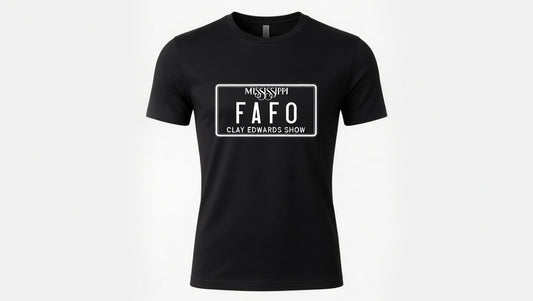 FAFO - MISSISSIPPI BLACK OUT TAG SHIRT